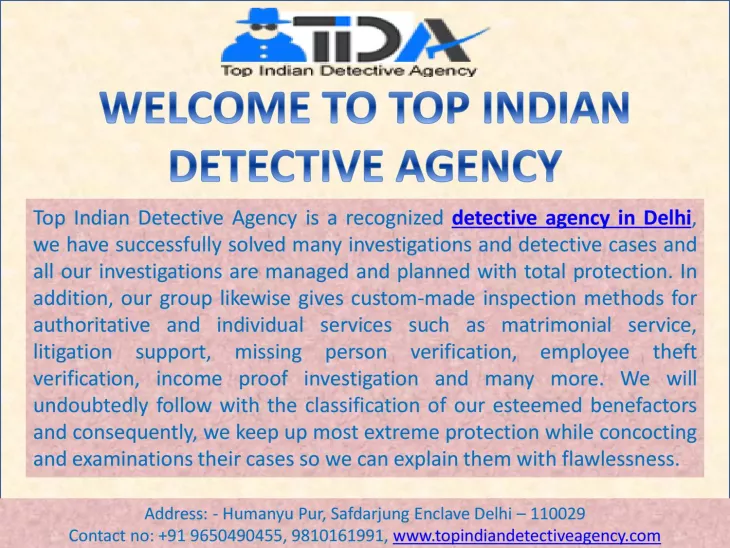 Detectives in Delhi
