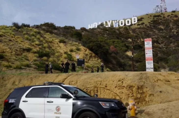 Hollywood sign was vandalized