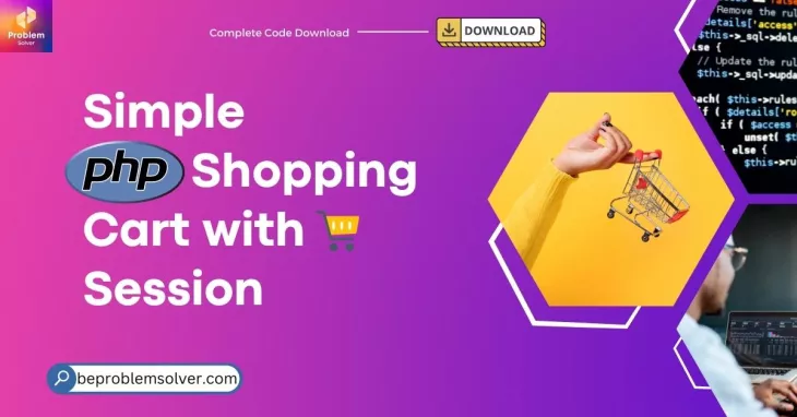 Simple PHP Shopping Cart with Session