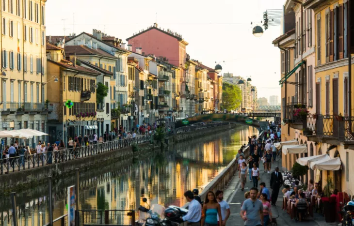 Milan is one of the most developed urban regions of Italy, on the plains of  Lombardy