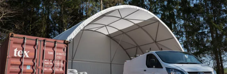 Shield Canopy™ | Container Canopy | McGregor Structures