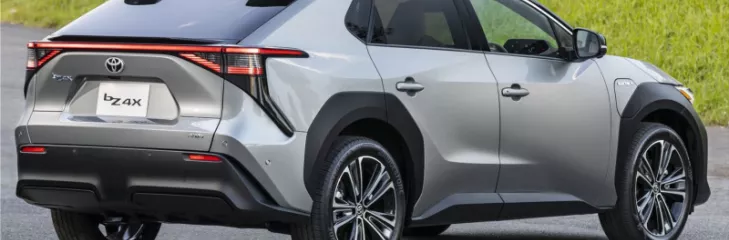 2022 Toyota bZ4X electric crossover SUV