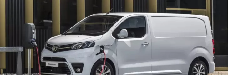 The new Toyota ProAce Electric van with 1 million km warranty