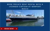 Private Boat Rental Newport Beach